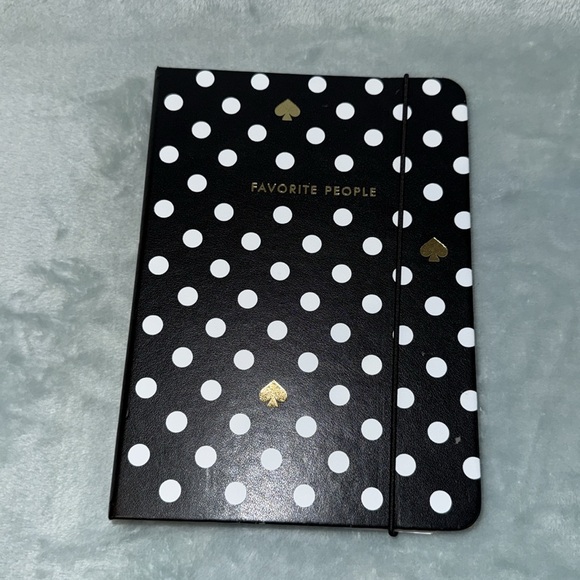 kate spade Black and White Polka Dot Address Book with Pen Set - Picture 6 of 10